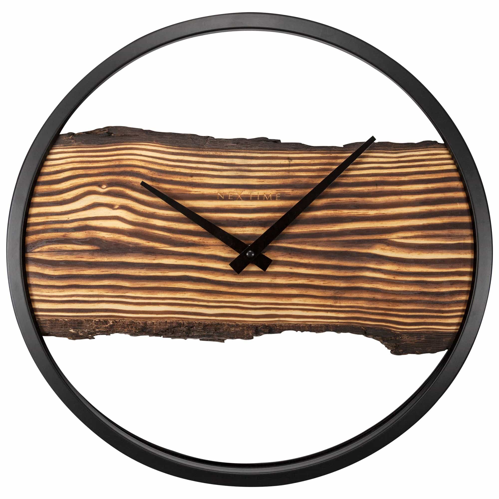 65cm×65cm ミディアムウォルナット Amazon.com: BLACK FOREST DECOR Western Tooled Leather Wall Clock