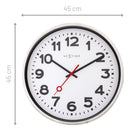 3292AR Station White Wall Clock