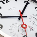 4307AR Clemantis Garden Wall Clock