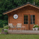 4317 Knautia Garden Wall Clock