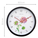 4317 Knautia Garden Wall Clock