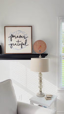 5220WI Nightengale White Wall Clock