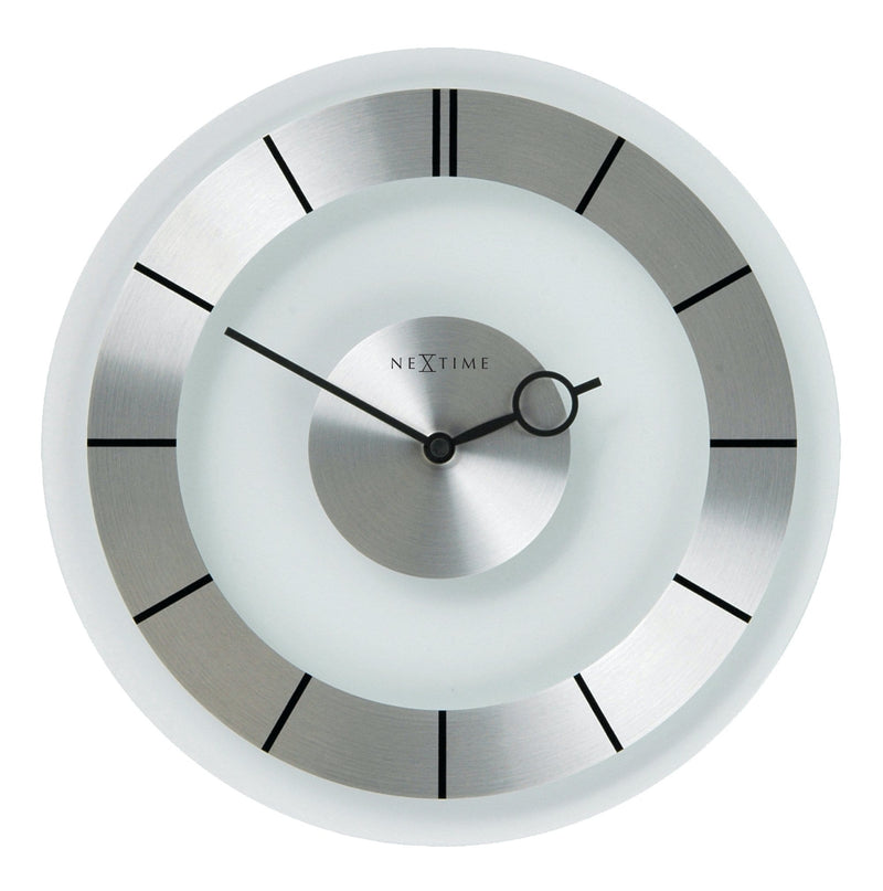 Front Picture 2790,Retro,Wall clock,Silent,Glass,Aluminum