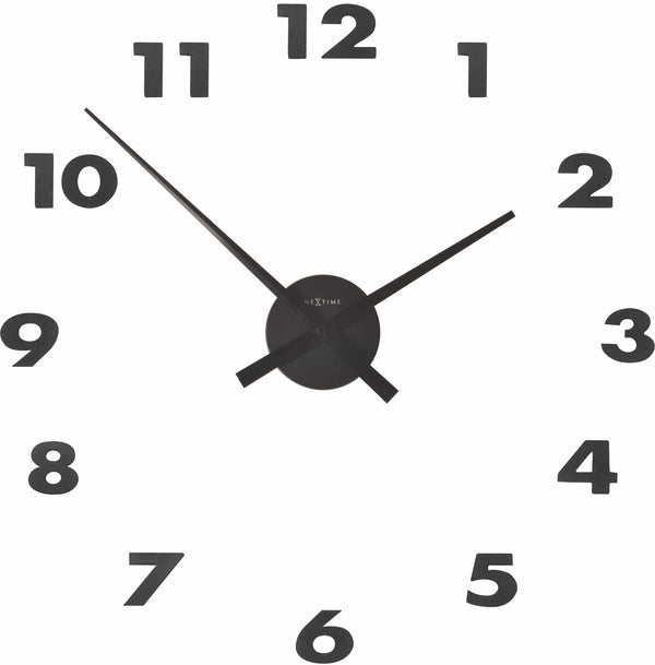 Hands Large Wall Clock, Black - NeXtime @ RoyalDesign