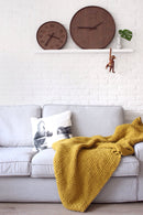 3095 Wood Large Wall Clock