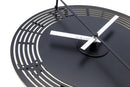 detail 3126,Motion clock Roman Number,NeXtime,Aluminium,Black