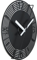 leftside 3126,Motion clock Roman Number,NeXtime,Aluminium,Black