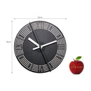 size 3126,Motion clock Roman Number,NeXtime,Aluminium,Black