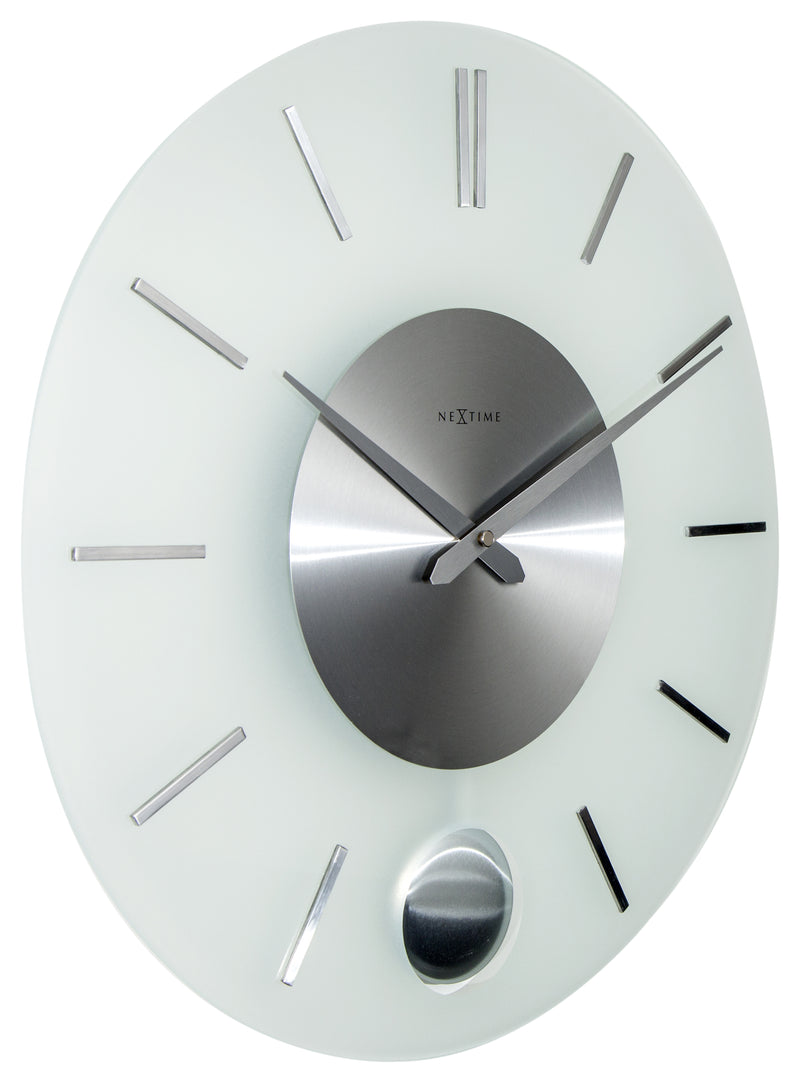 3145 Stripe Round Pendulum Wall Clock