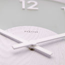 3205 Frosted Wood Wall Clock