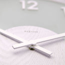 3205 Frosted Wood Wall Clock
