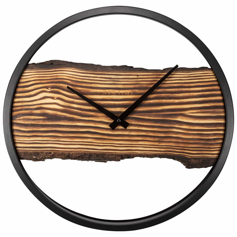 3263BR Forest Large Brown Wall Clock