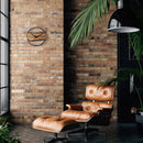 Forest Wall Clock - Real wood dial, robust metal frame  - 17.75 Inches  - (NeXtime 3263BR)