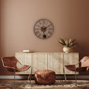 Large Pendulum Wall Clock - 50cm -  Brown - Metal - "London" - NeXtime