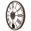 Large Pendulum Wall Clock - 50cm -  Brown - Metal - "London" - NeXtime