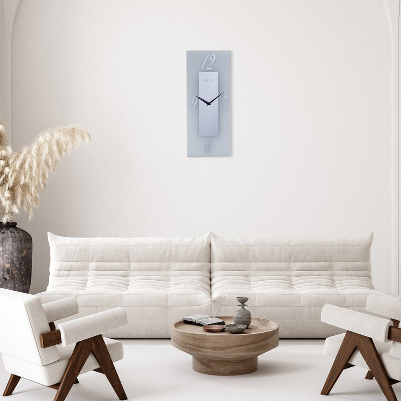 3302FR "Dali" Frosted/Mirror - Wall clock
