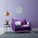 3304FR "Dali Round" Frosted/Mirror -Wall clock