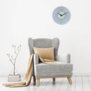 3304FR "Dali Round" Frosted/Mirror -Wall clock