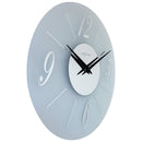 3304FR "Dali Round" Frosted/Mirror -Wall clock