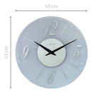 3304FR "Dali Round" Frosted/Mirror -Wall clock