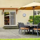 4304GA Tulip Garden Wall Clock