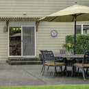 4304GA Tulip Garden Wall Clock