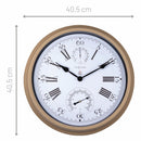 4305BR Hyacinth Garden Wall Clock