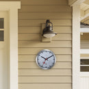 4307AR Clemantis Garden Wall Clock