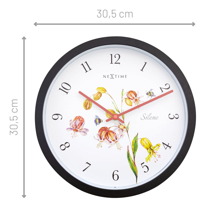 4316 Silene Garden Wall Clock