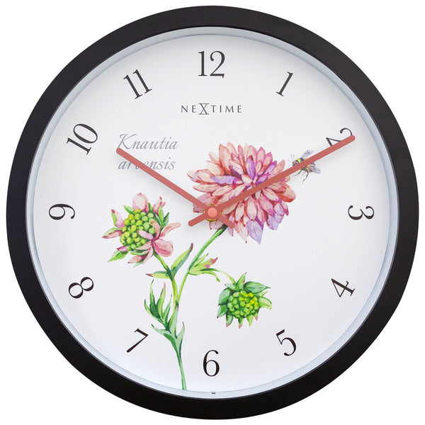 4317 Knautia Garden Wall Clock