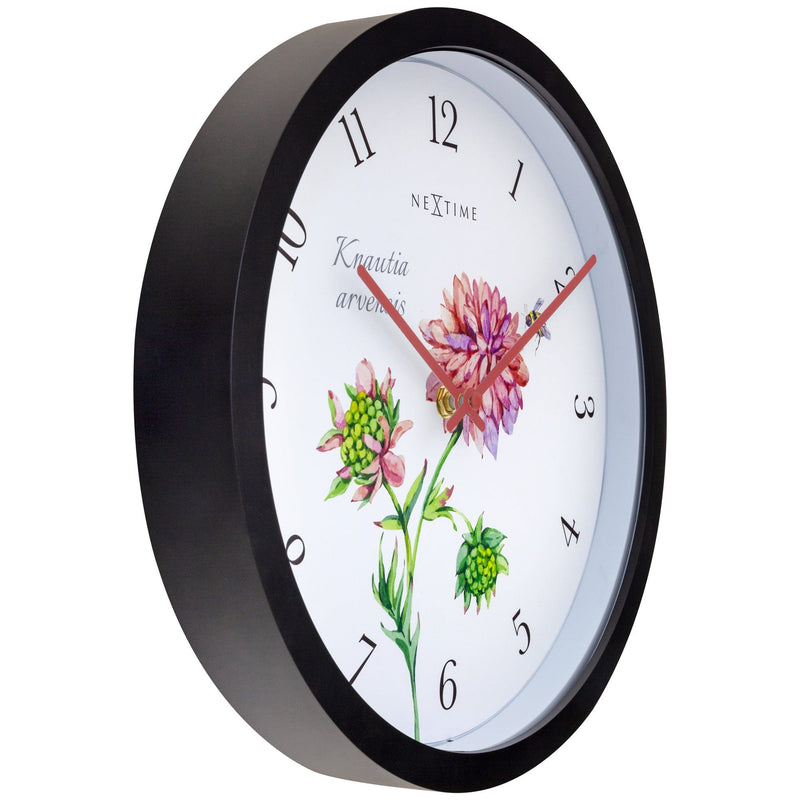 4317 Knautia Garden Wall Clock