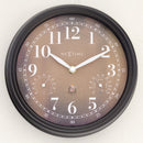 4318BR Jasmine Brown & White Garden Wall Clock