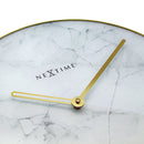 8189 Marble Black & Gold Wall Clock
