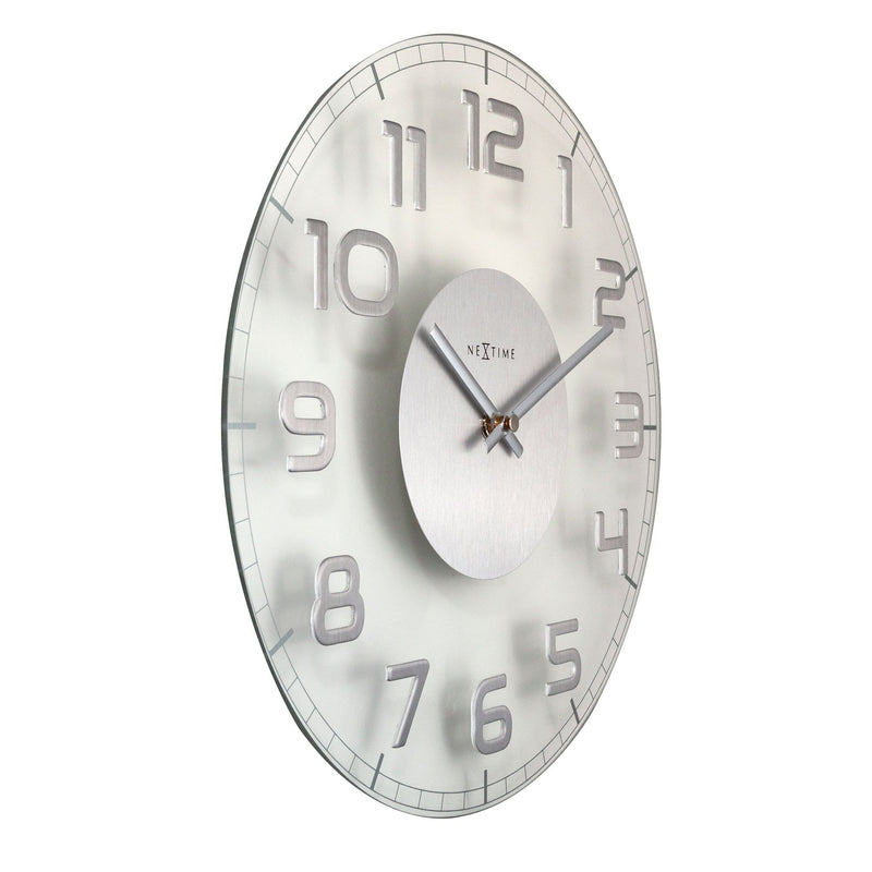 8817TR Classy Round Transparent Wall Clock